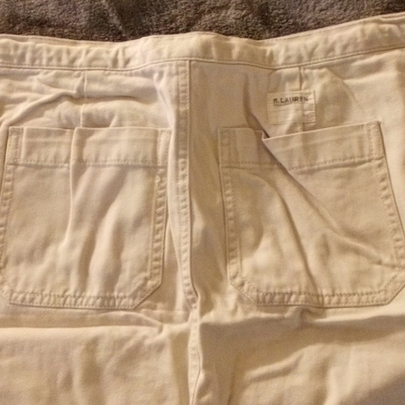 TAN VINTAGE RALPH LAUREN SKIRT SMALL PT - Picture 6 of 8